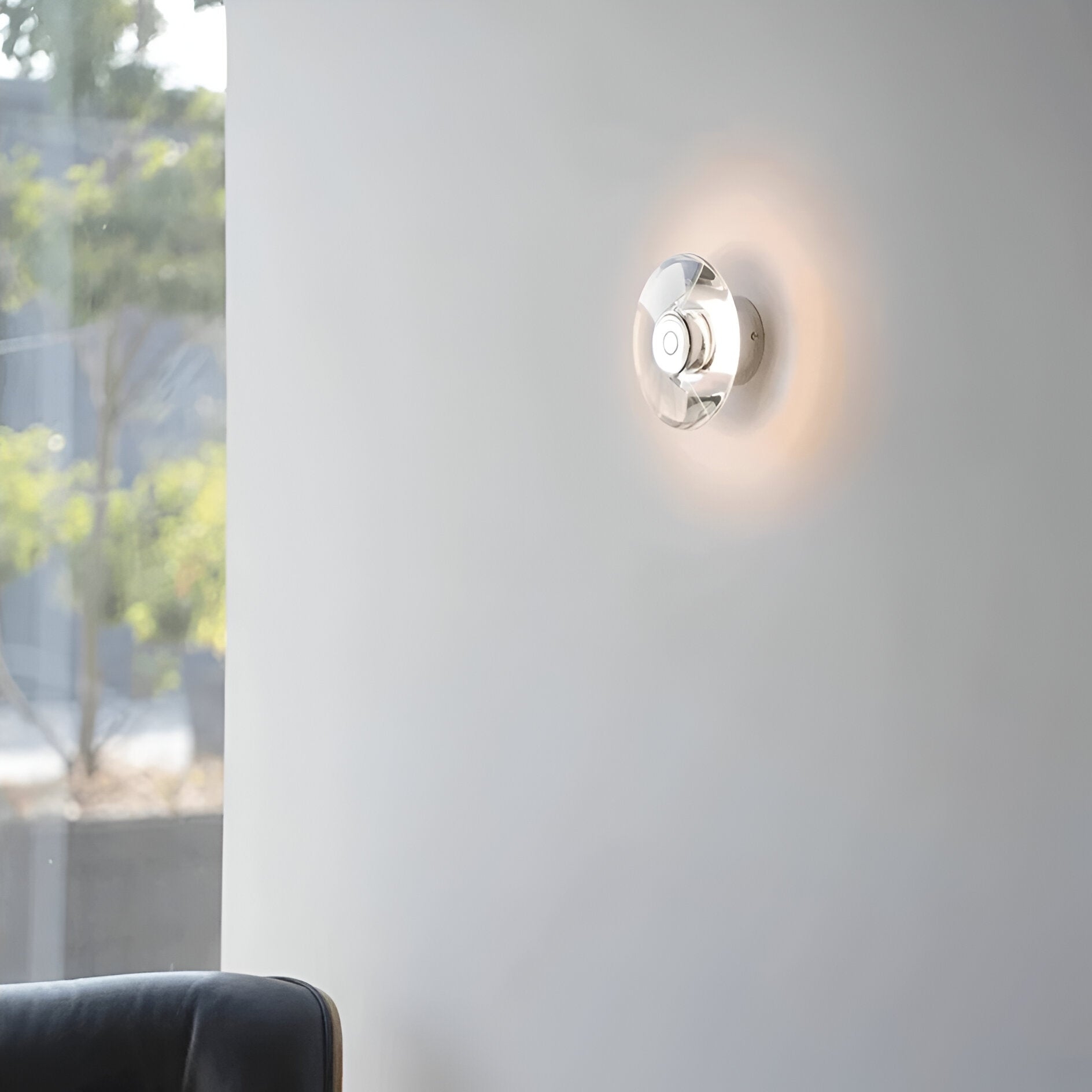 Italian Crystal Minimalist Clementine Wall Light D958