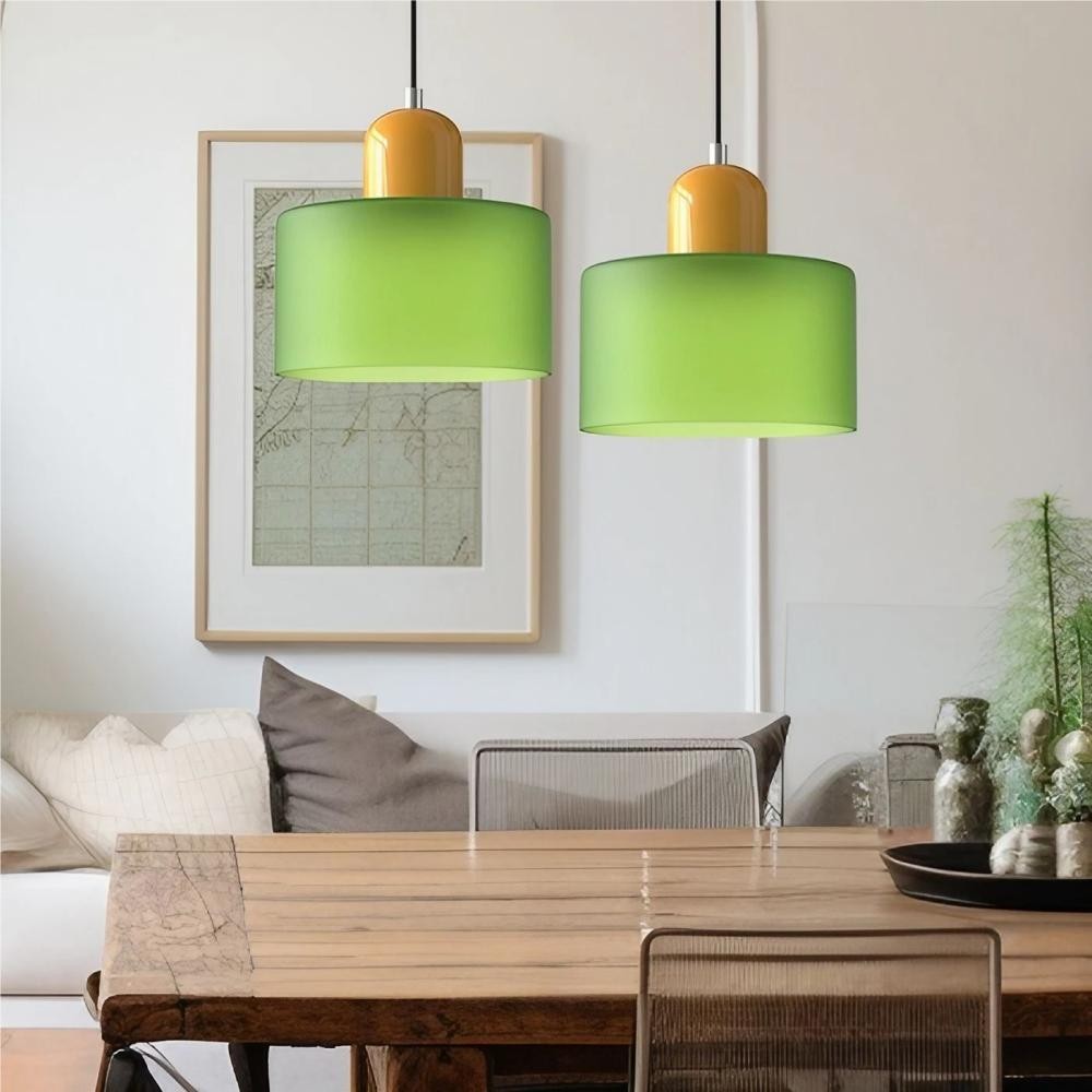 Morandi Cylinder Glass Pendant Light K30