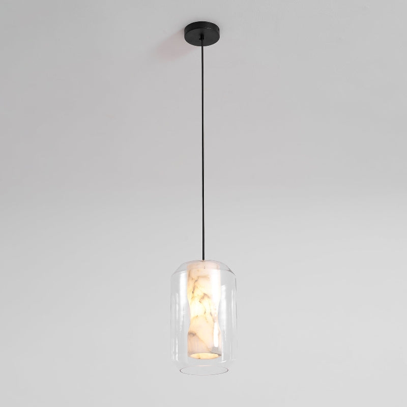 Glass Alabaster Pendant Lamp D444