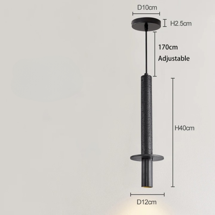 Nordic Modern Travertine Pendant Light D911