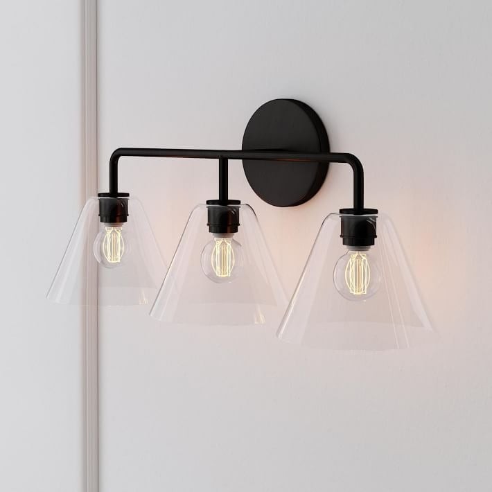 Conica Cone Wall Sconce - 1, 2, 3-Light Modern Glass Lighting K1398