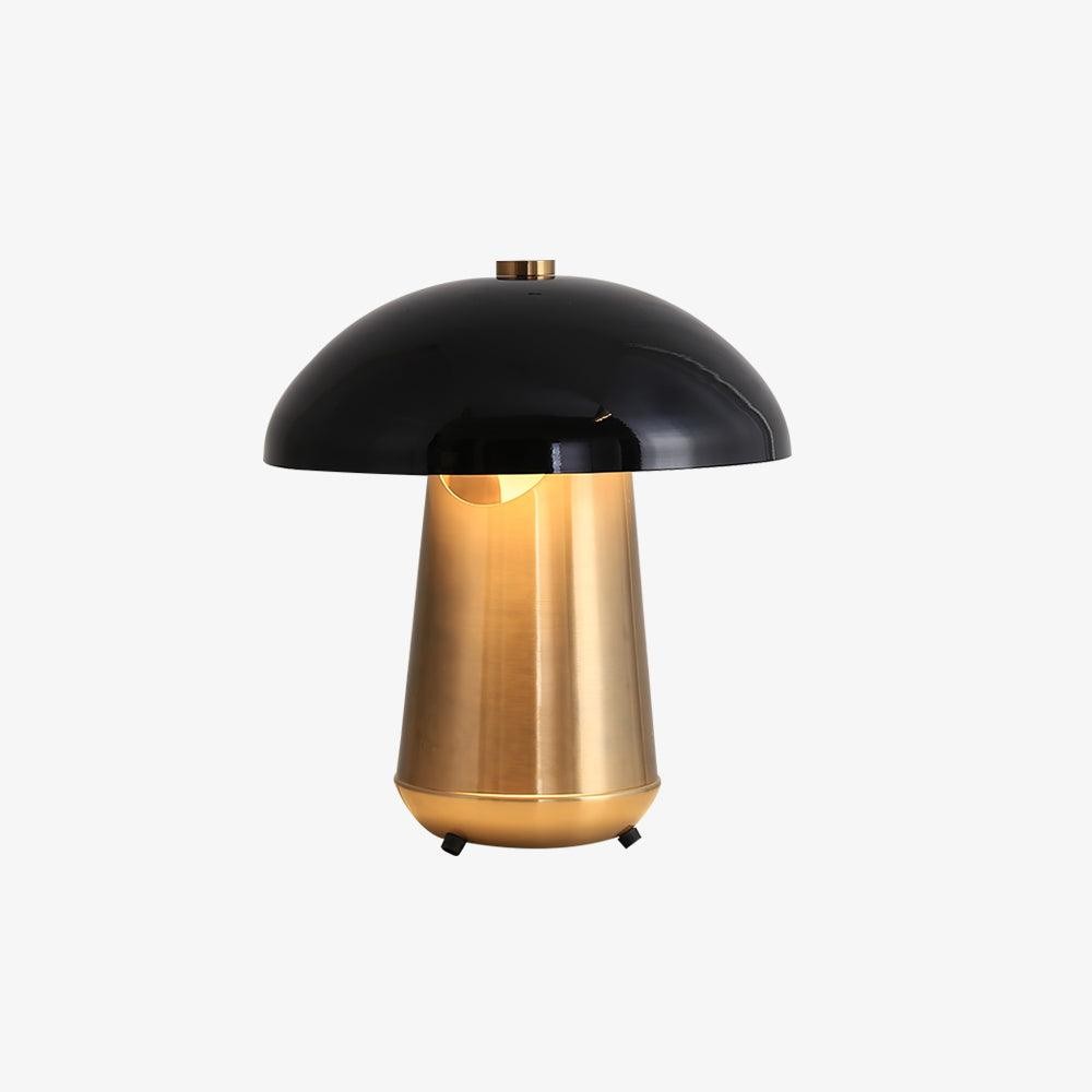 Metal Covered Mushroom Hollow Table Lamp K555