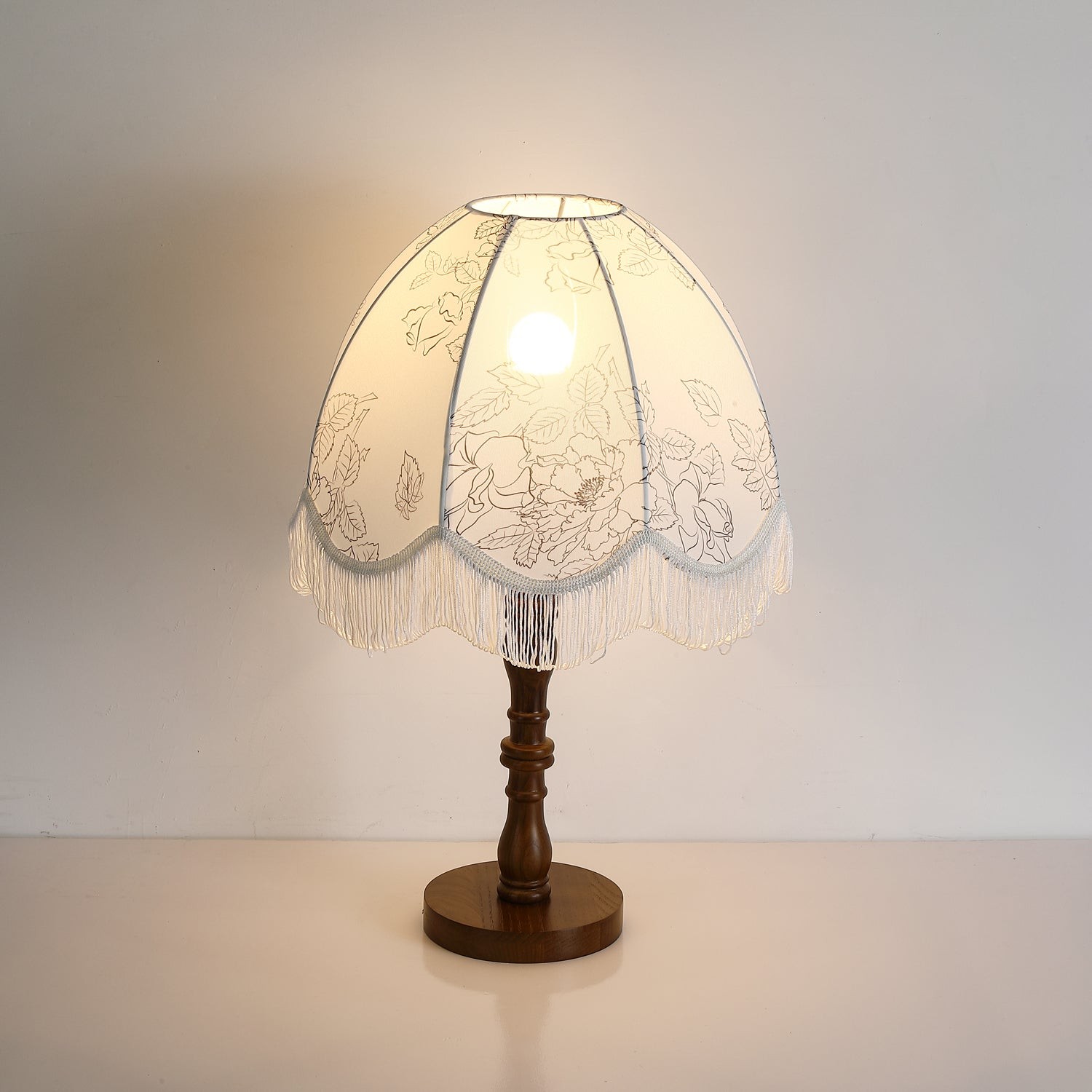 Luxury Printed Tassel Table Lamp K607