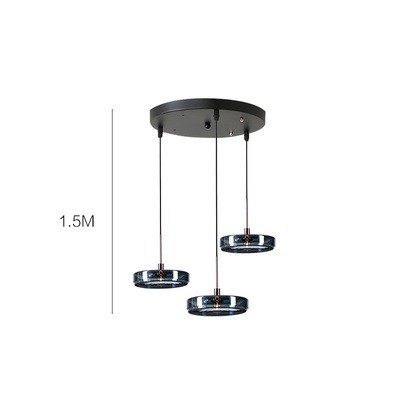 Dark Blue Glass Pendant Lamp