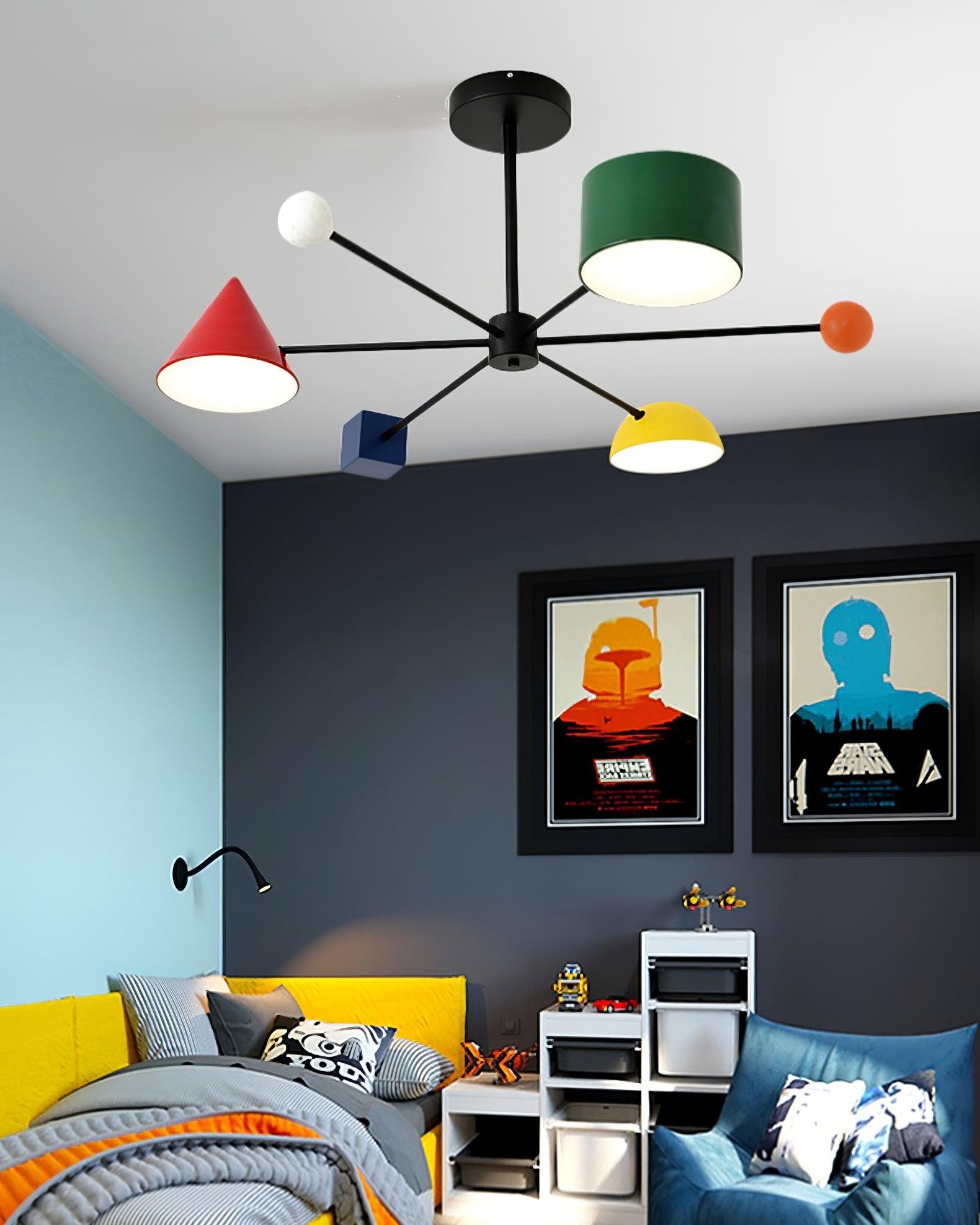 Geometric Colorful Ceiling Light K401