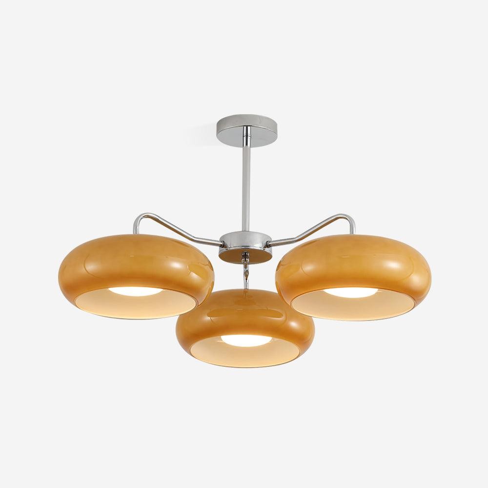 Modern 3 Light Chrome Ceiling Light K693