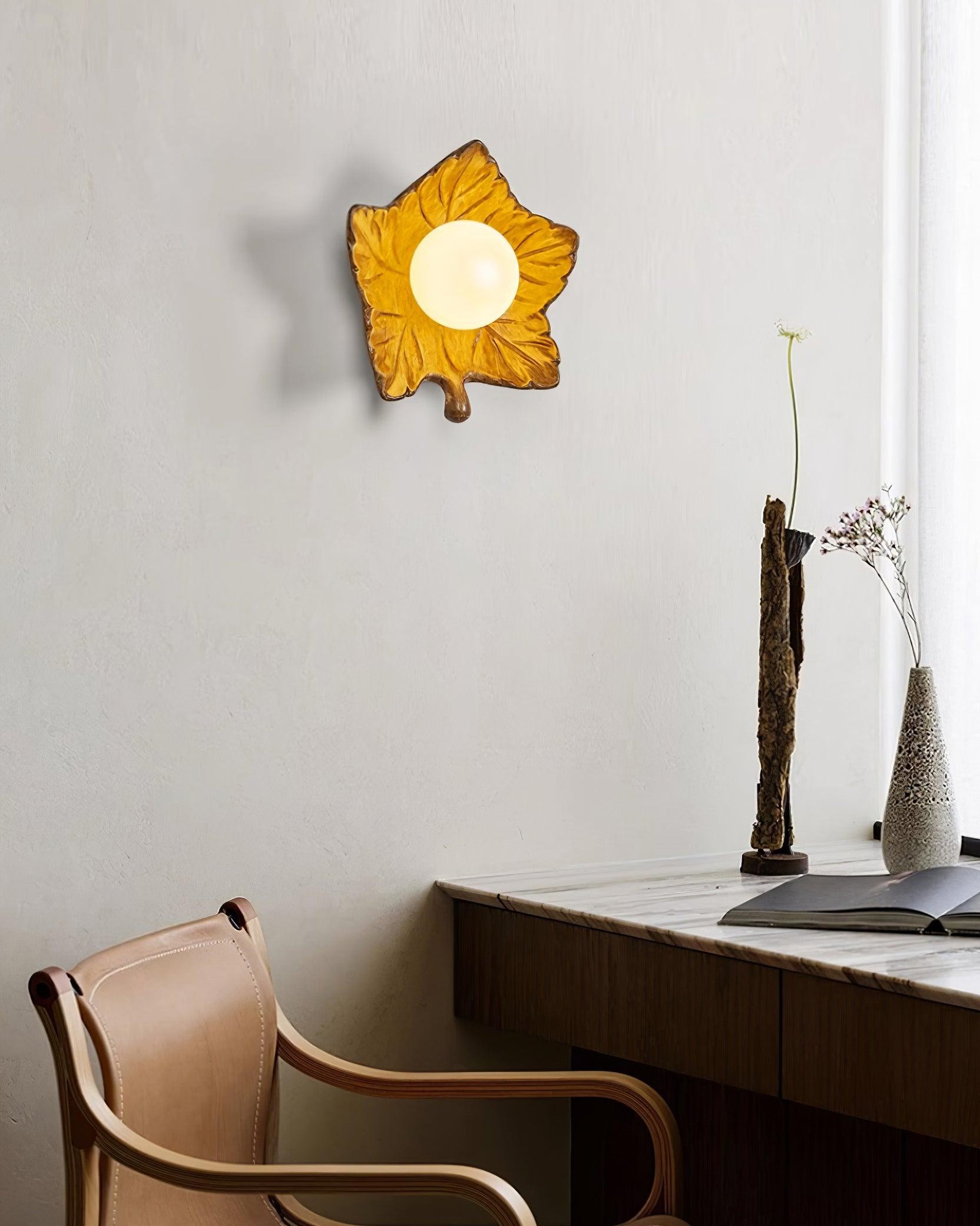 Maple Leaf Wall Light K484