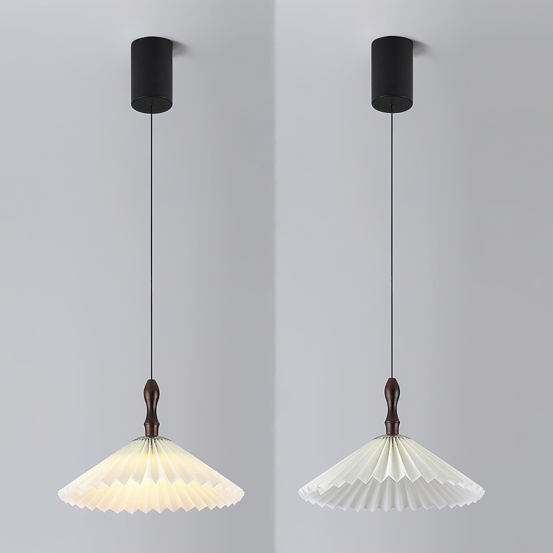 Simple White Flower Paper Pendant Lamp K386