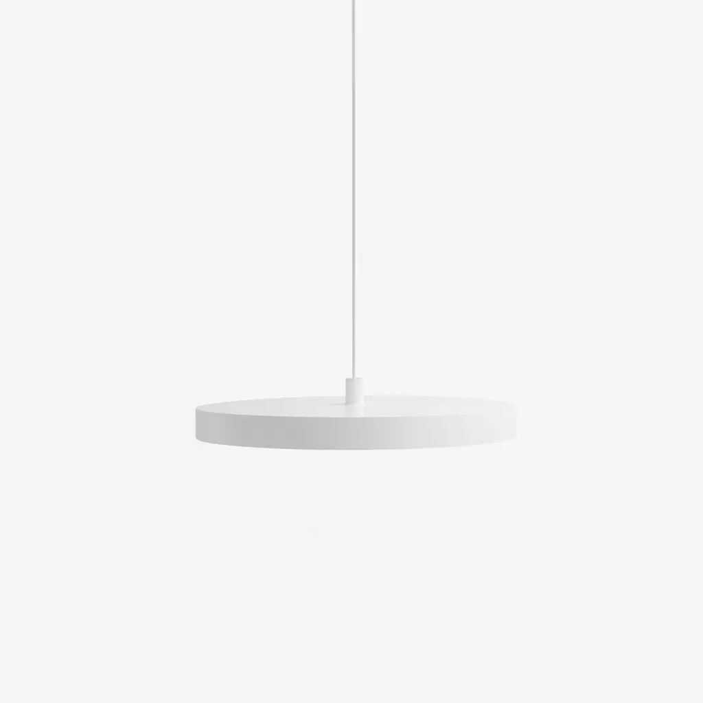Modern Round Disc Flat Pendant Light - Multi-Light Pendant With LED Light K1555