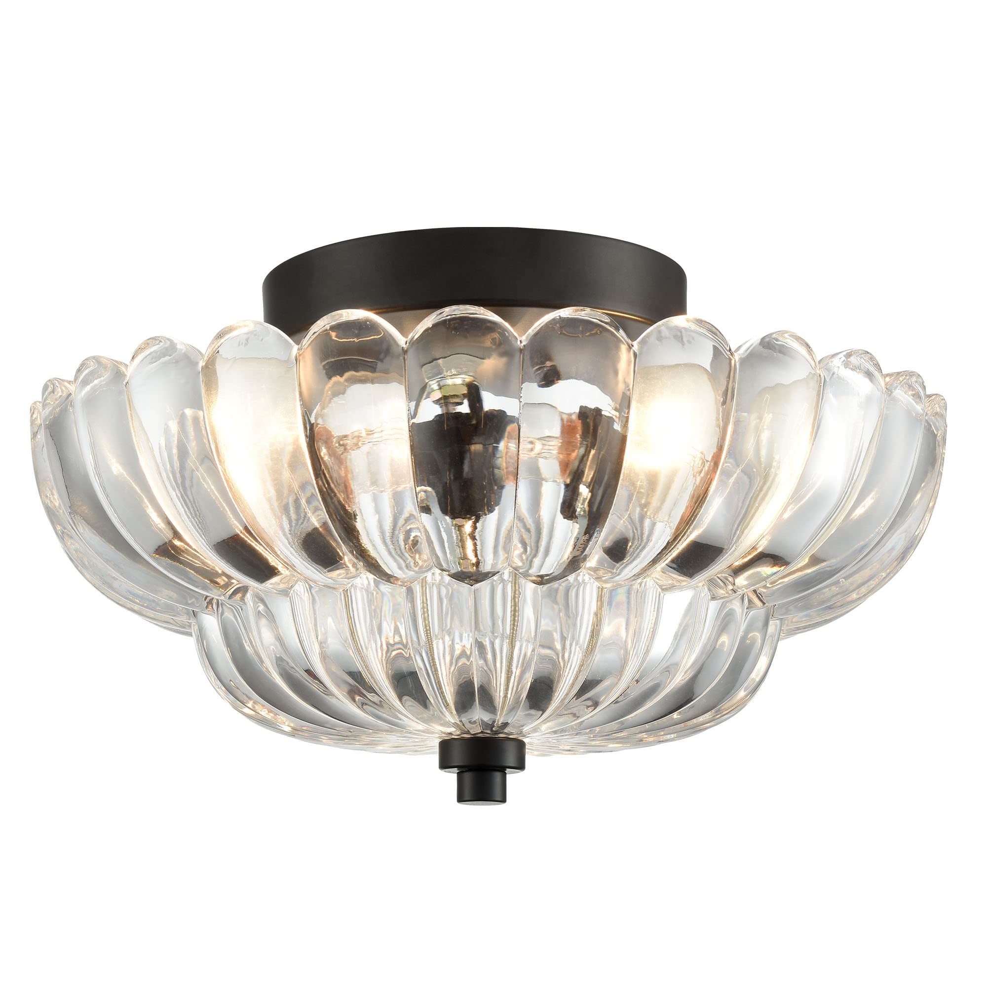 Orilanavo Umbrella Glass Ceiling Light - Contemporary Ceiling Lamp for Entryway K871