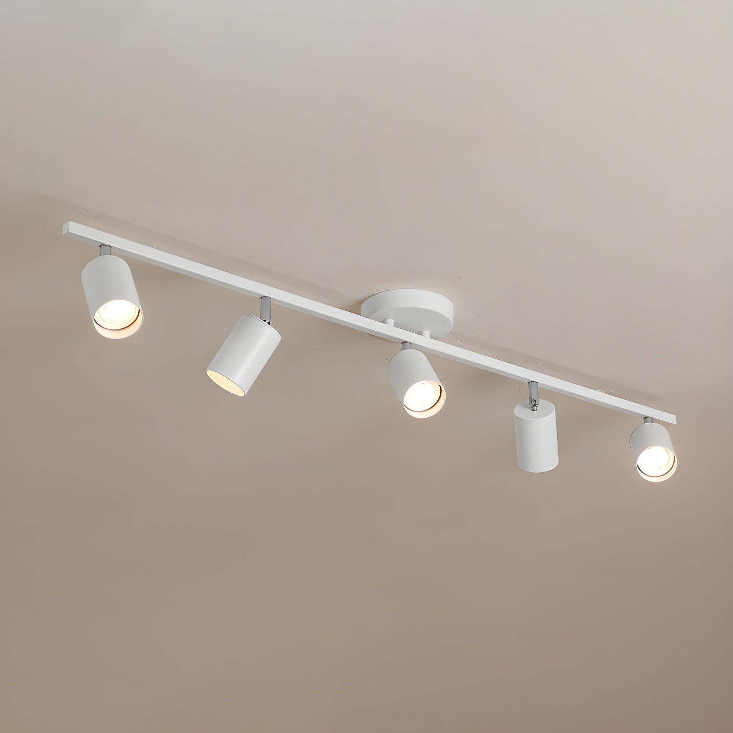 Row Of Multi-Head Metal Ceiling Lights K373