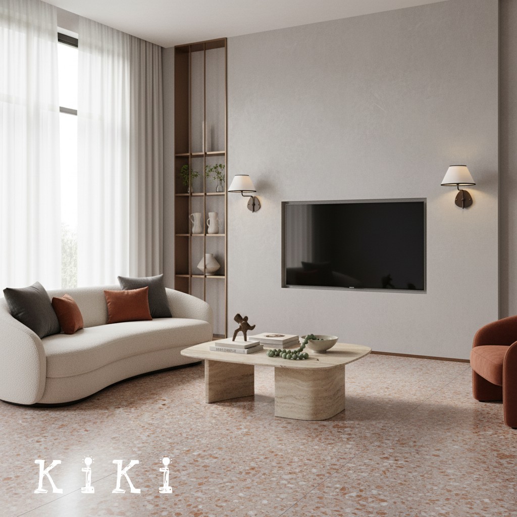Kulo Elegant Fabric Wall Lamp – Graceful Wave Design for Entry or Bedroom K1575