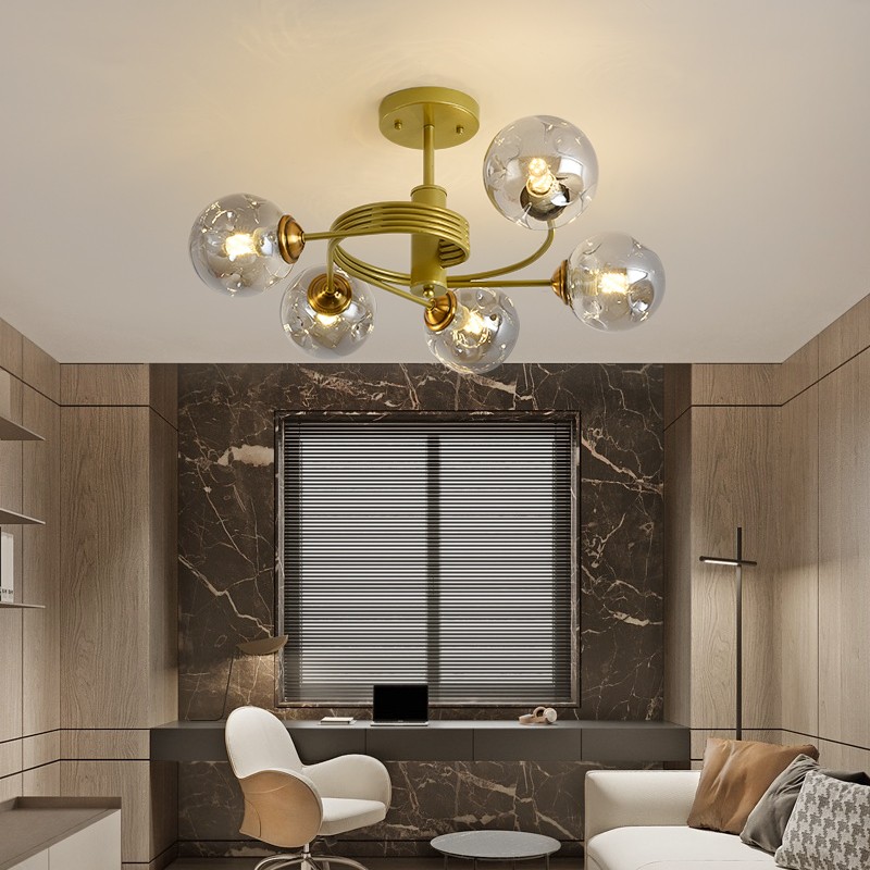 Globe Combination Pendant Lamp