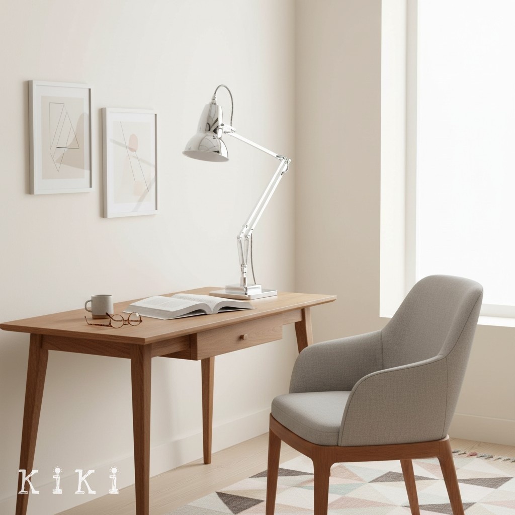 Modryx Articulated Desk Lamp - Industrial Aesthetic for Workstation and Bedroom K2132