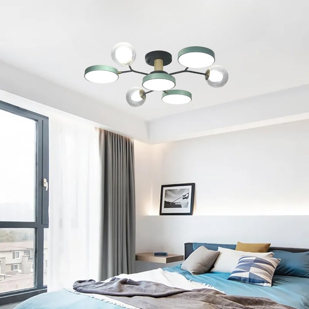 Nordic Multi Heads Branch Ceiling Light For Bedroom K936