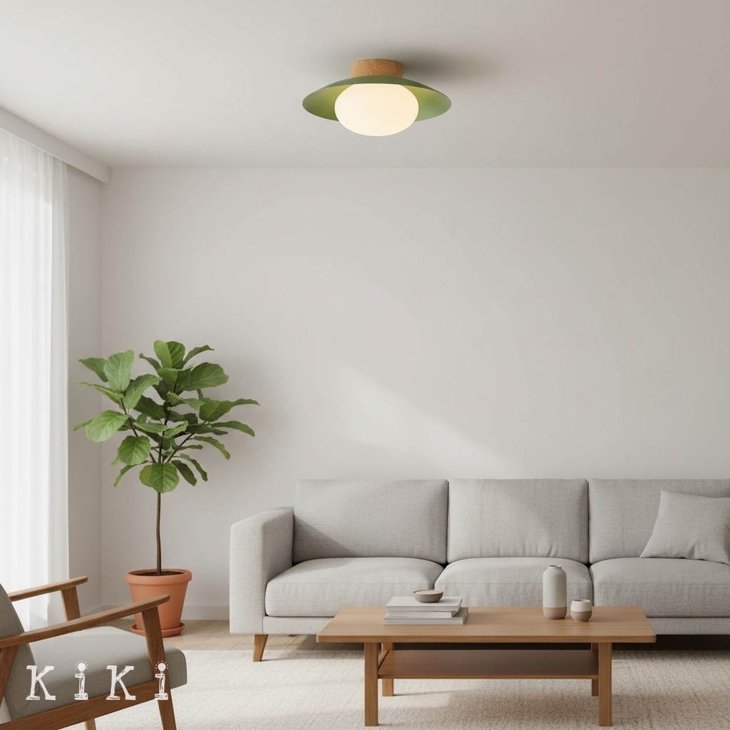 Oribela Modern Globe Ceiling Light - Timeless Style Fixture for Hallway and Living Area K2085