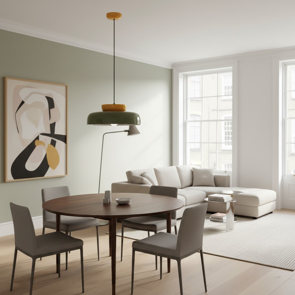 Fiesta Colour-Pop Ceramic Bowl Pendant Light – Bold Two-Tone Bowl Pendant For Dining Room K1136