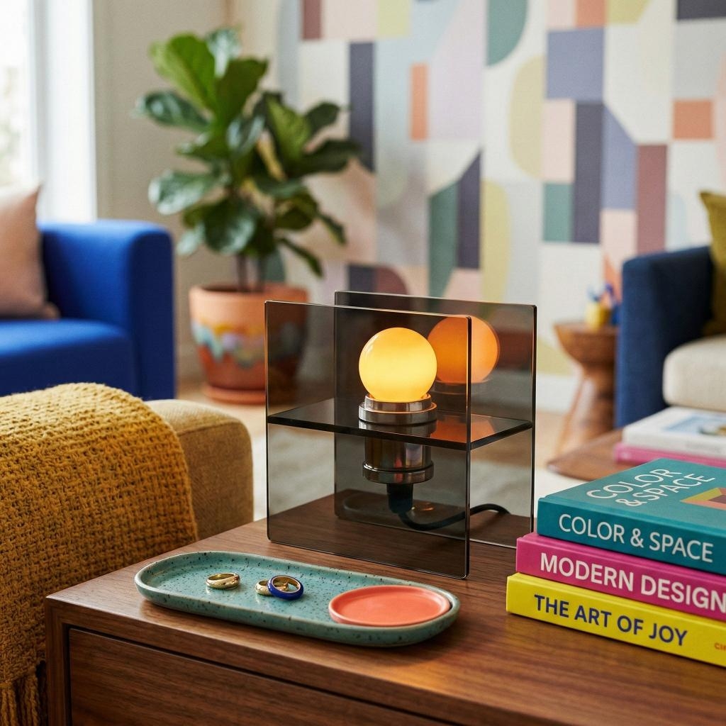 Sunset Ambient Acrylic Table Lamp - Contemporary Lighting for Bedroom Living Room K2320