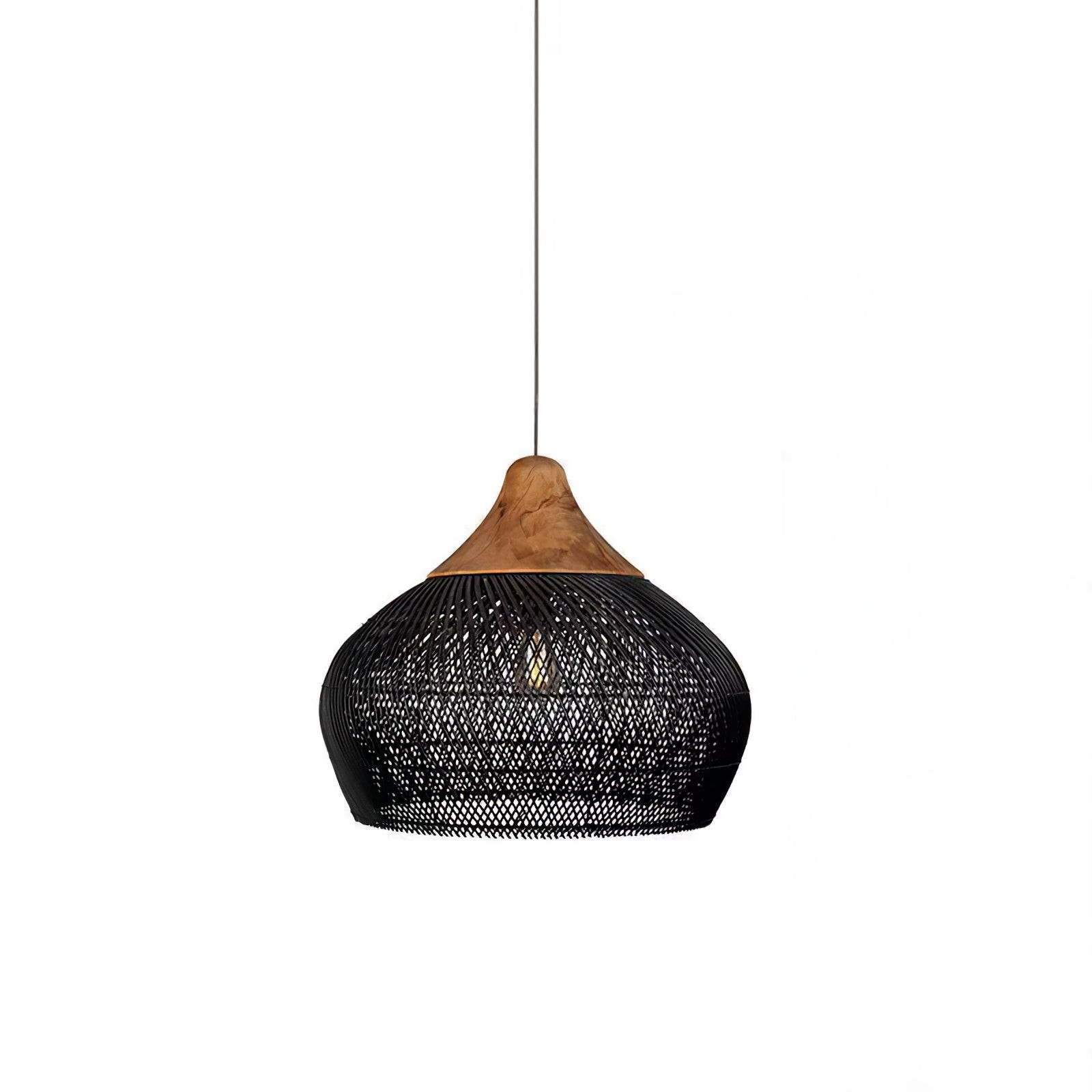 Harp Braided Rattan Pendant Lamp K1175