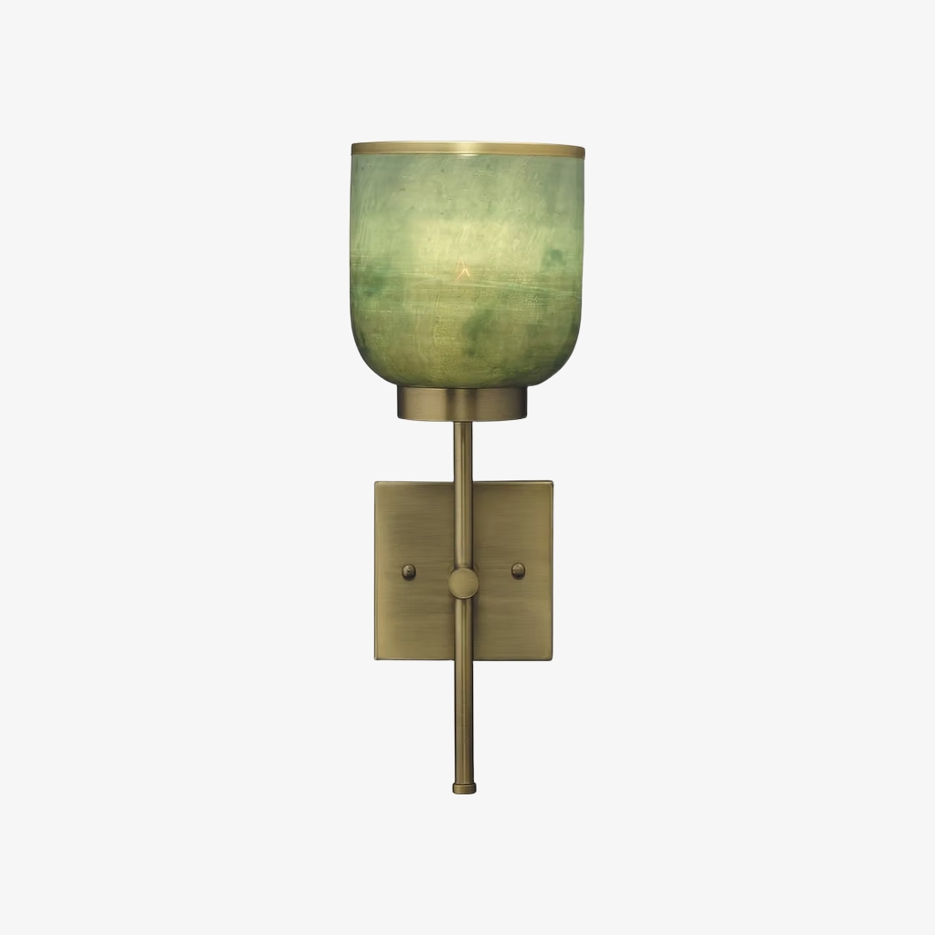 Helvo Gradient Glass Wall Lamp - Cylinder Glass Sconce for Living Room and Entryway K2350