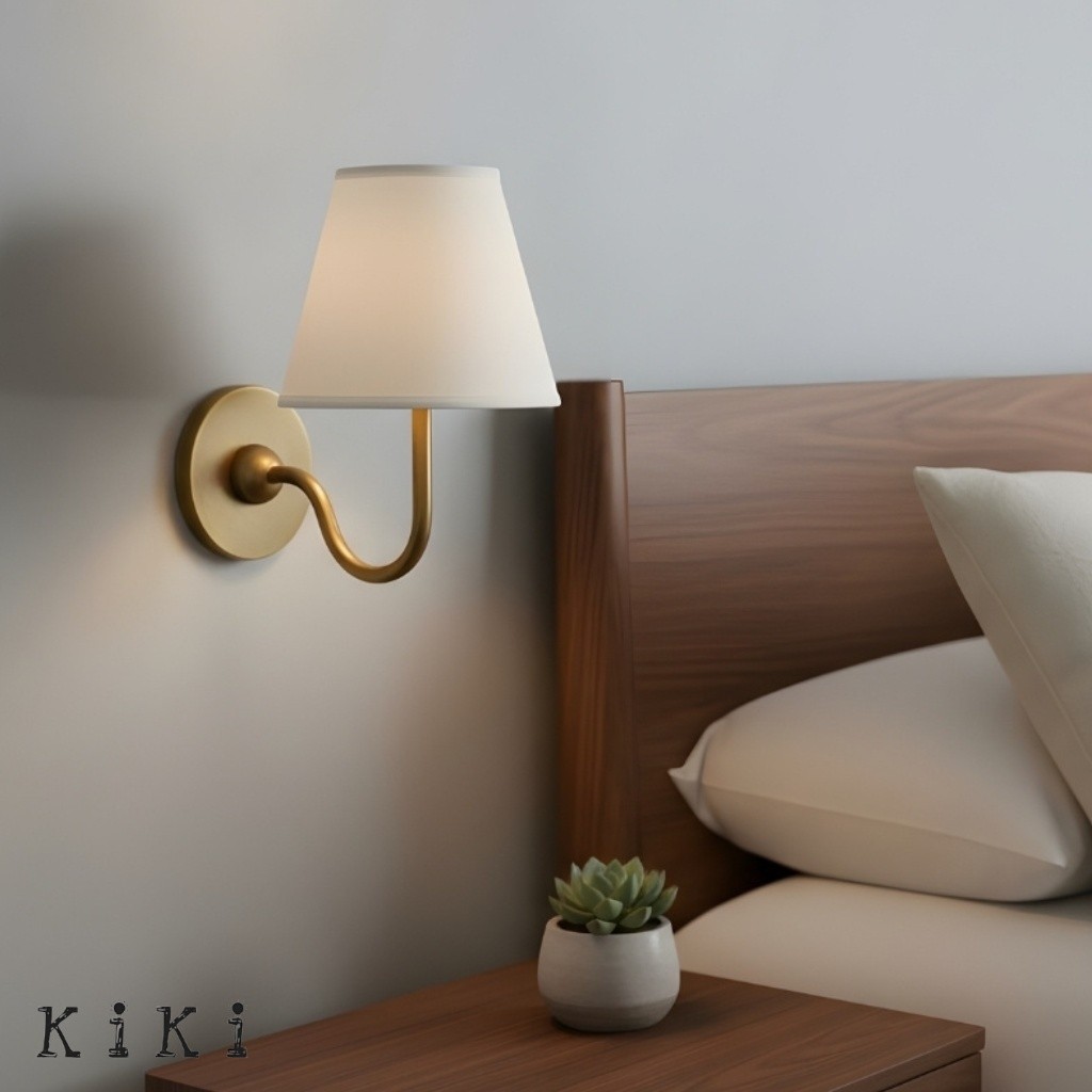 Luvora Pleated Fabric Shade Wall Sconce – Modern Classic Indoor Lighting K1306