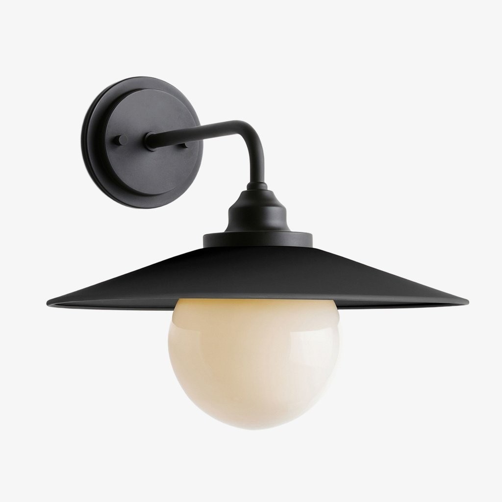 Cordax Utility-Inspired Wall Sconce - Metal and Glass for Indoor Outdoor Decor K2046
