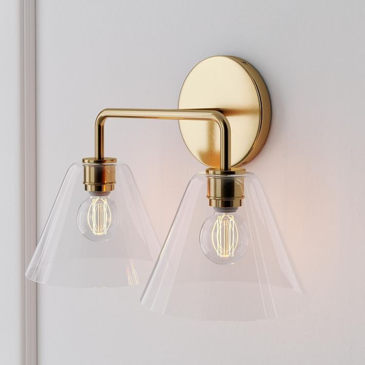 Conica Cone Wall Sconce - 1, 2, 3-Light Modern Glass Lighting K1398