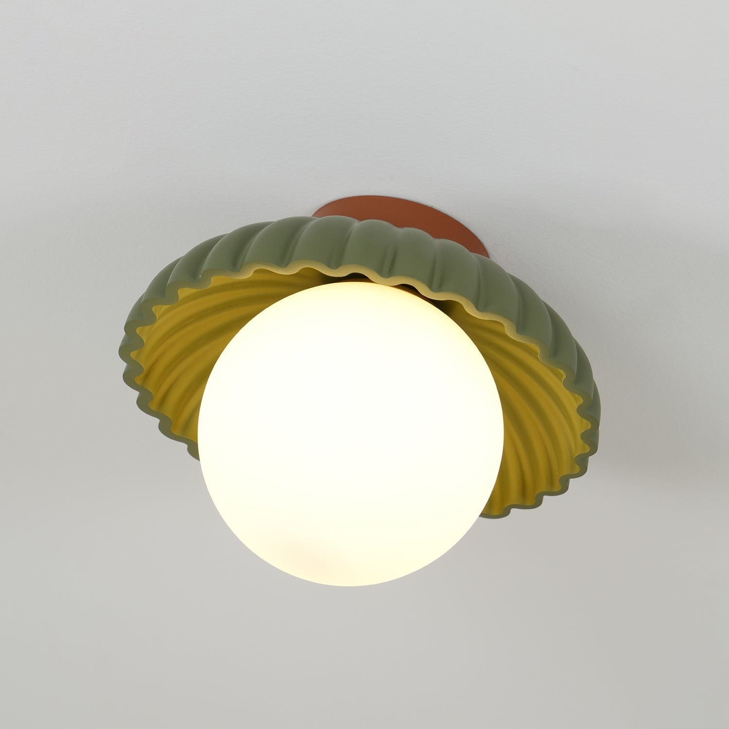 Alien Cream Ceiling Light - Resin Flower Ceiling Lamp for Living Room and Kitchen K227
