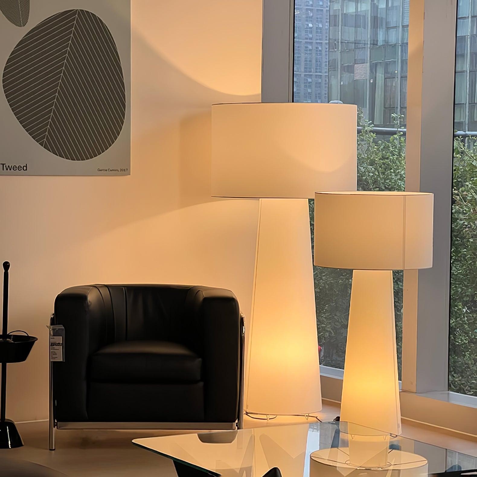 Column Fabric Floor Lamp Suitable For Living Room K328