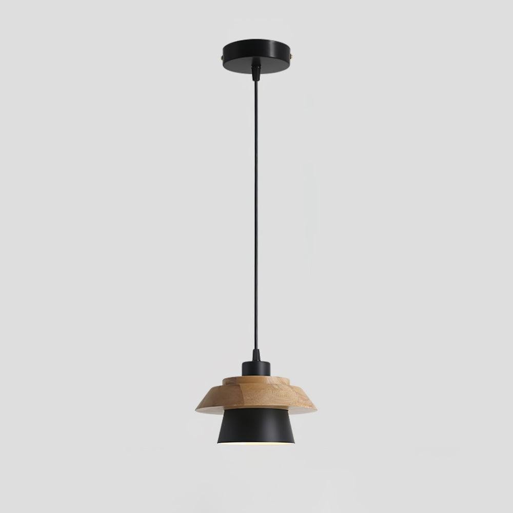 Stone Wood Pendant Lamp K677