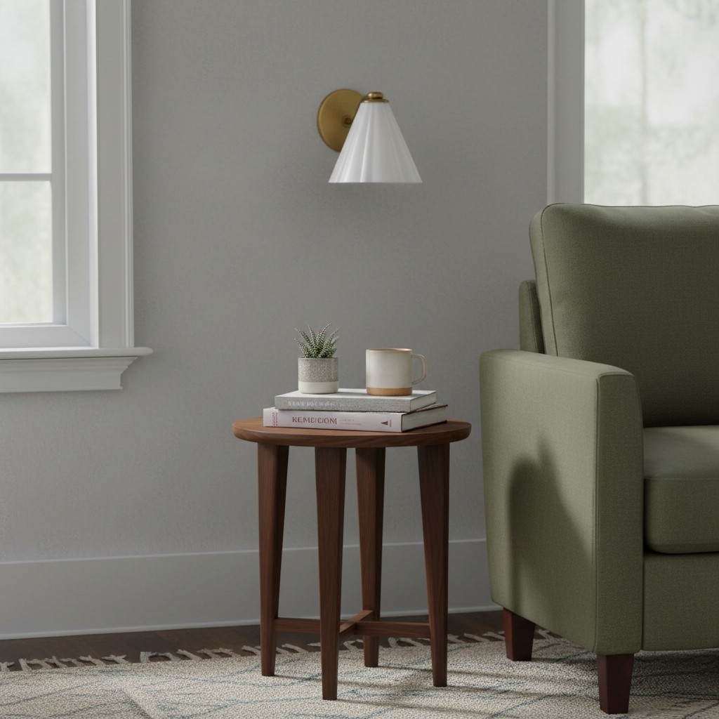 Mivie Modern Rippled Milk Glass Wall Sconce - Compact Profile for Bedrooms and Hallways K2337