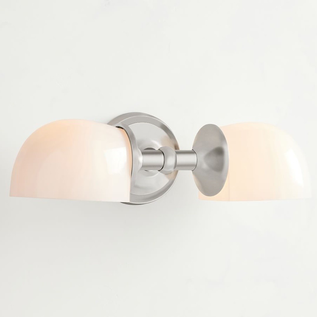 Modern Mercer Double Horizontal Metal Wall Sconce K1219