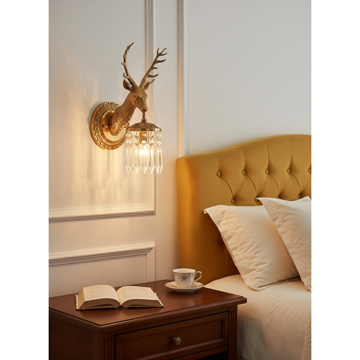 Antler Crystal Wall Lamp D740
