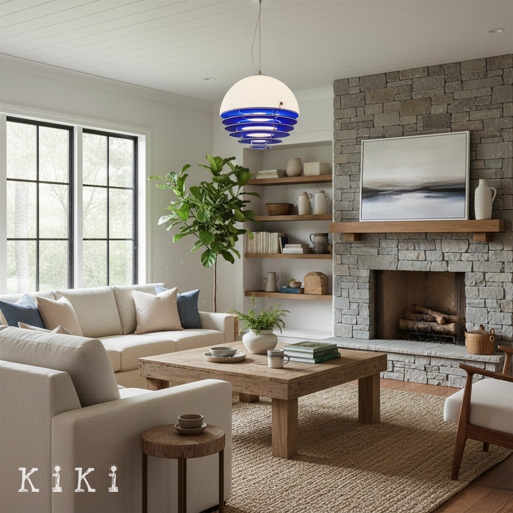 Afterglow Layered Acrylic Bauhaus Sunset Pendant Light - Ambient Pendant Light for Living Area K889