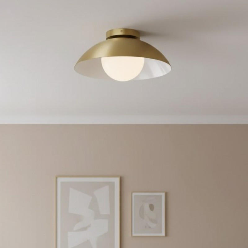 Orblia Minimal Flush Mount Light Fixture - Modern Aesthetic for Home Interiors K2262