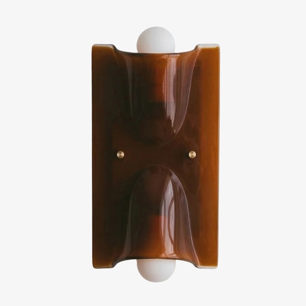 Colorful Curved Wall Sconce - Decorative Lighting for Living Room and Entryway K2342