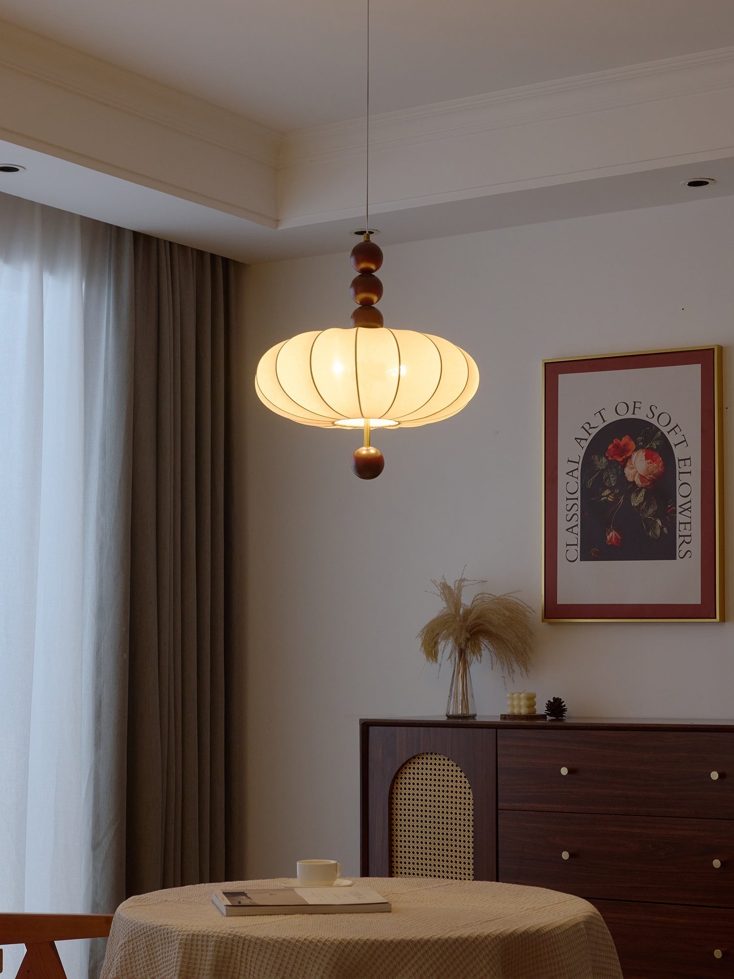 Adelaide Fabric Pendant Light D350