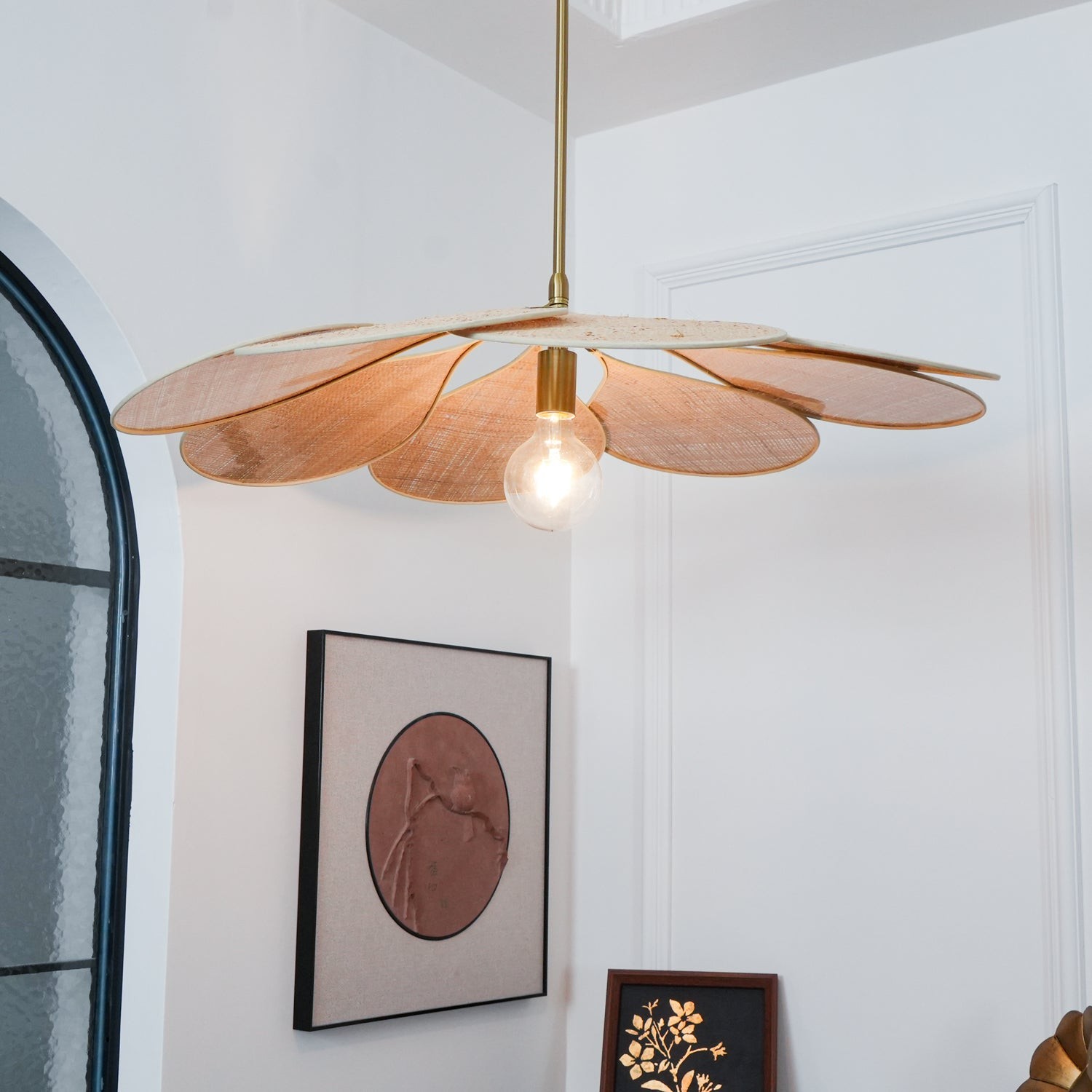 Petals Bloom Rattan Pendant Lamp K588