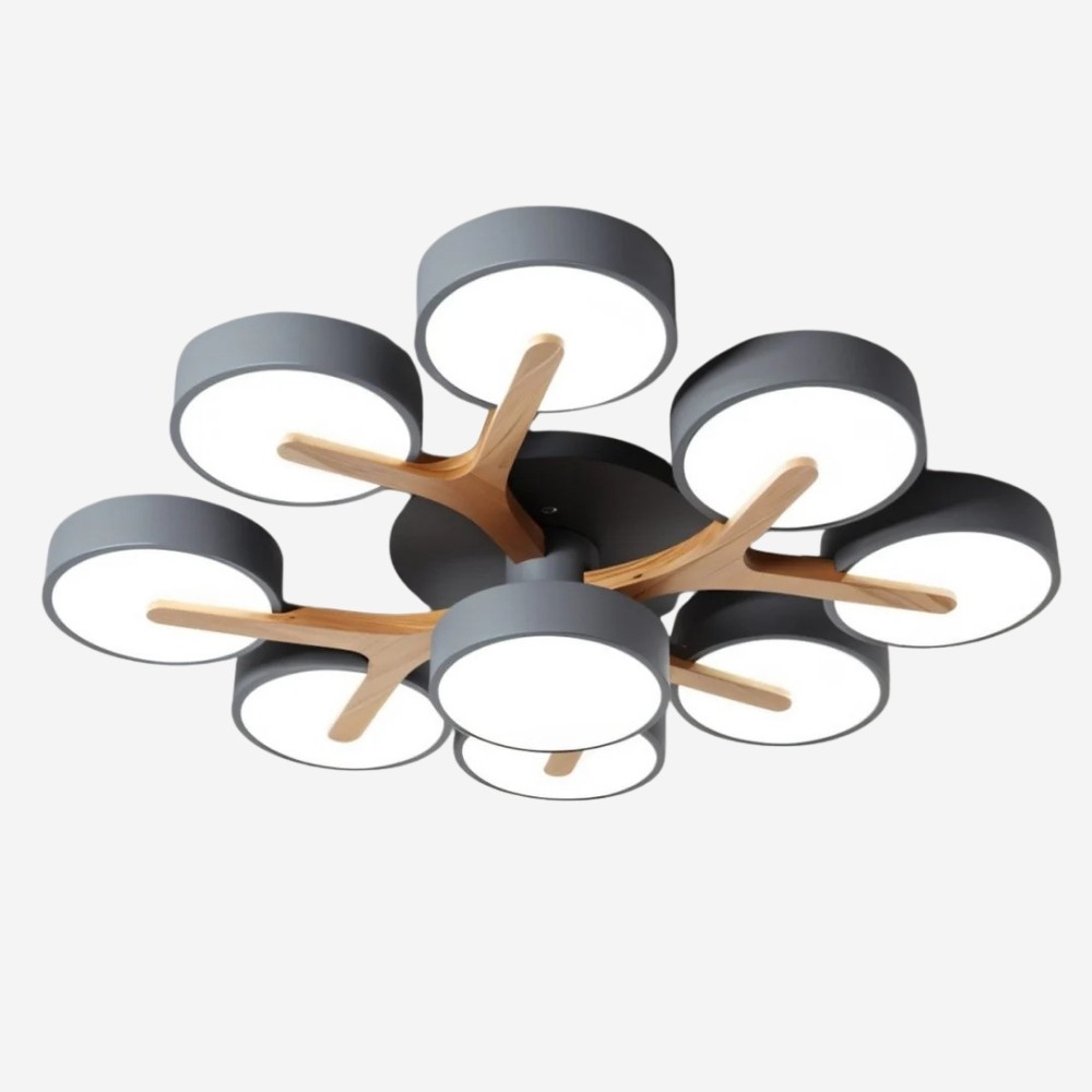 Nordic Semi Flush Branch Led Ceiling Light K939