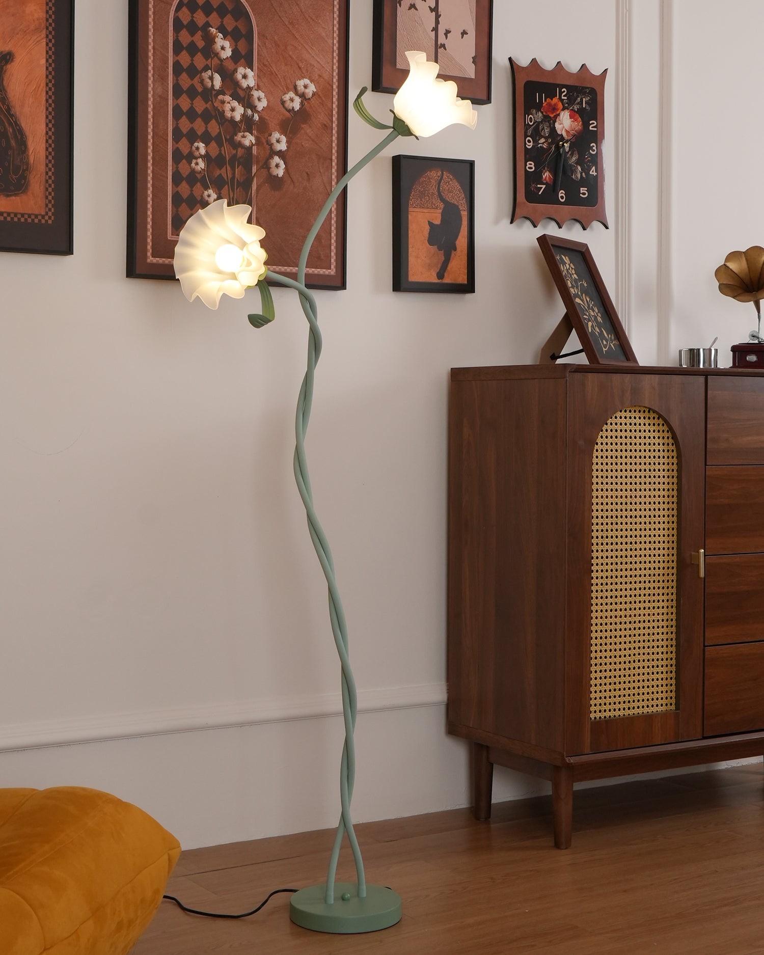 Creative Multi-Head Winding Flower Shape Floor Lamp K286