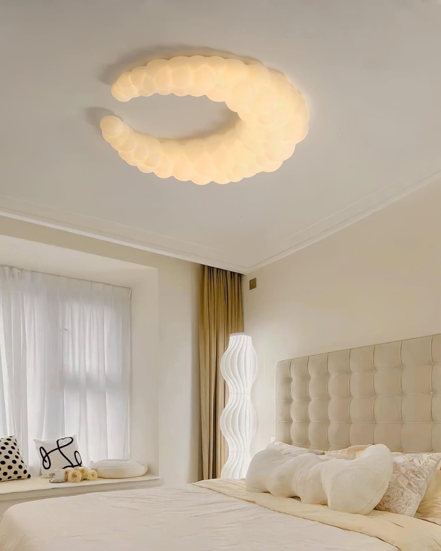 Cream Style Moon Ceiling Lamp K248