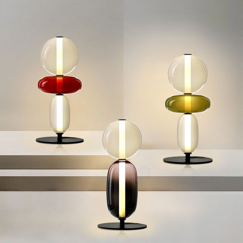 Nordic Minimalist Creative Luxury Gourd Glass Table Lamp K291