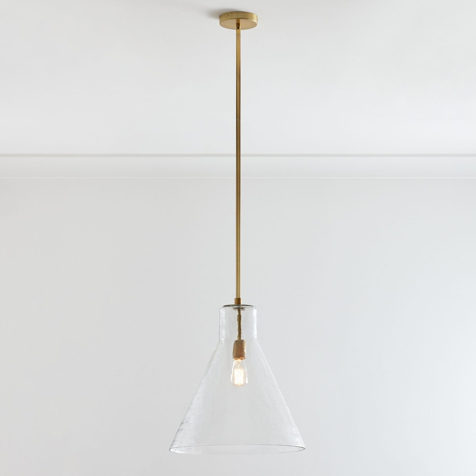 Glavira Modern Glass Pendant Light - Stylish Hanging Lamp for Dining Room K1313