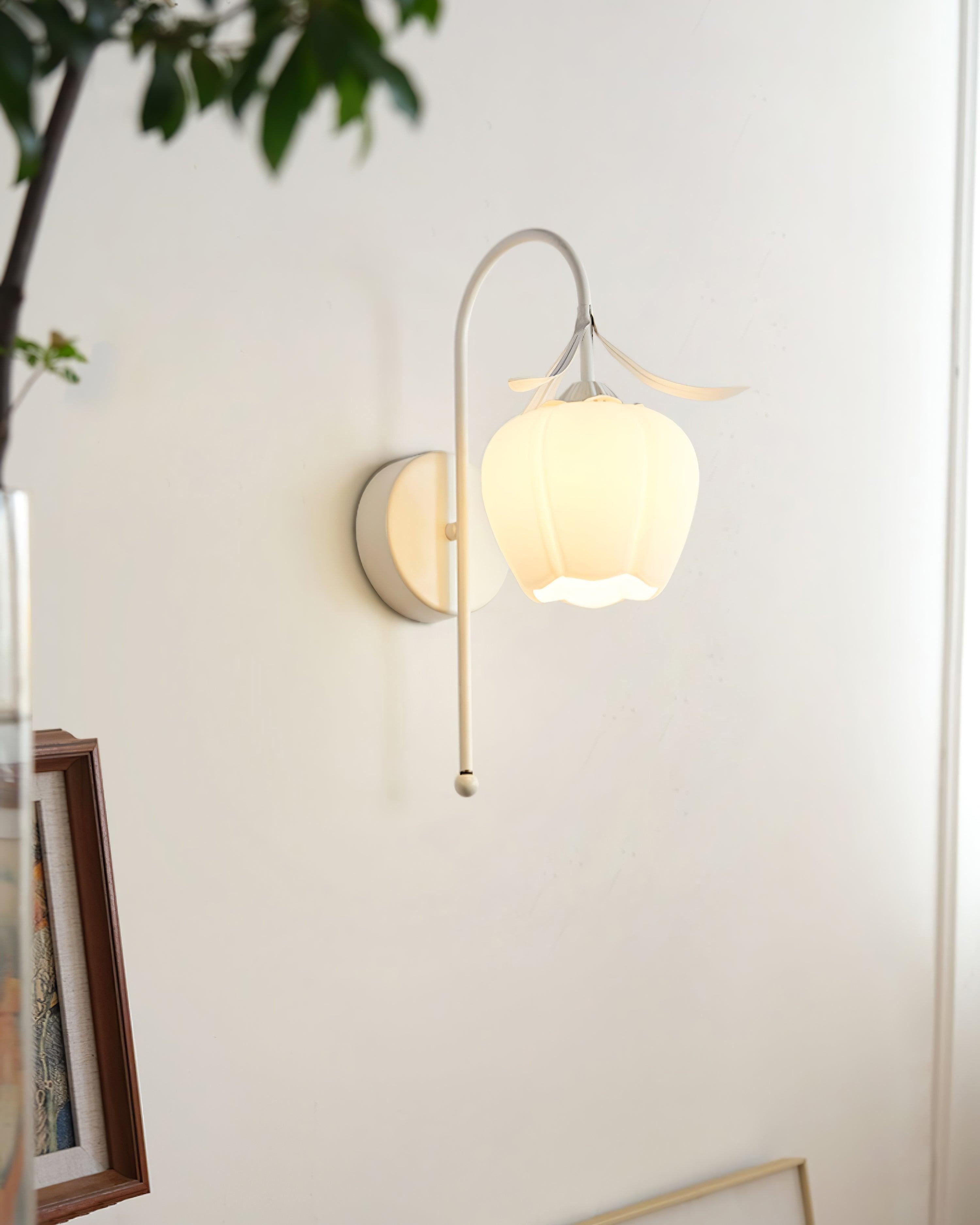 French Cream Style Flower Wall Lamp K474