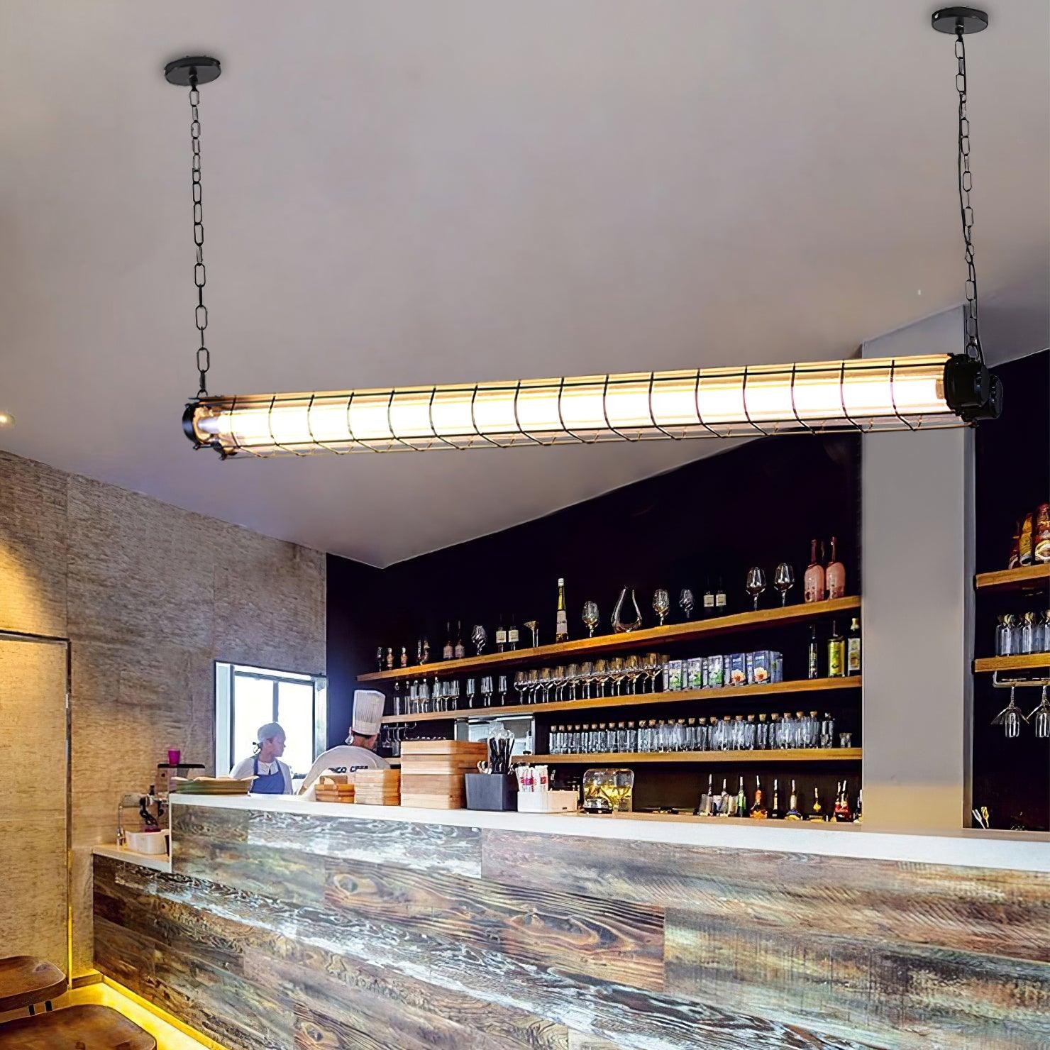 Industrial Linear Cage Chandelier K903