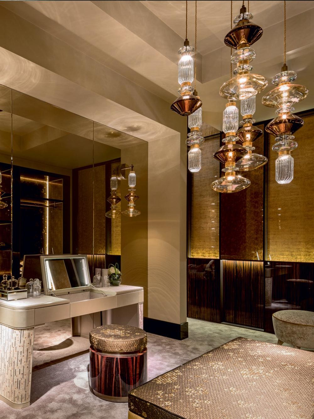 Modern Elegant Ballet Glass Pendant Light K904