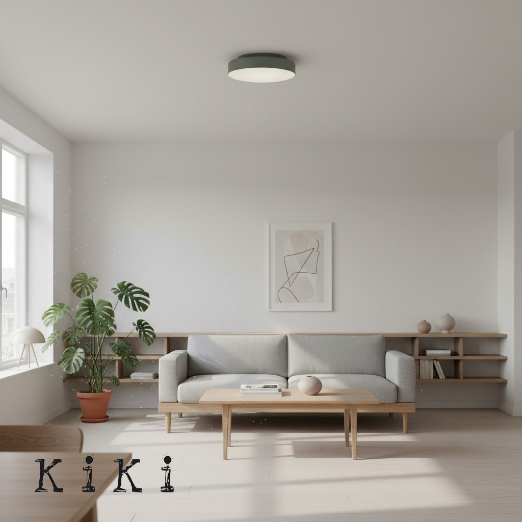 Minimalist Round LED Ceiling Lamp – Contemporary Bobber Design For Home Decor K945