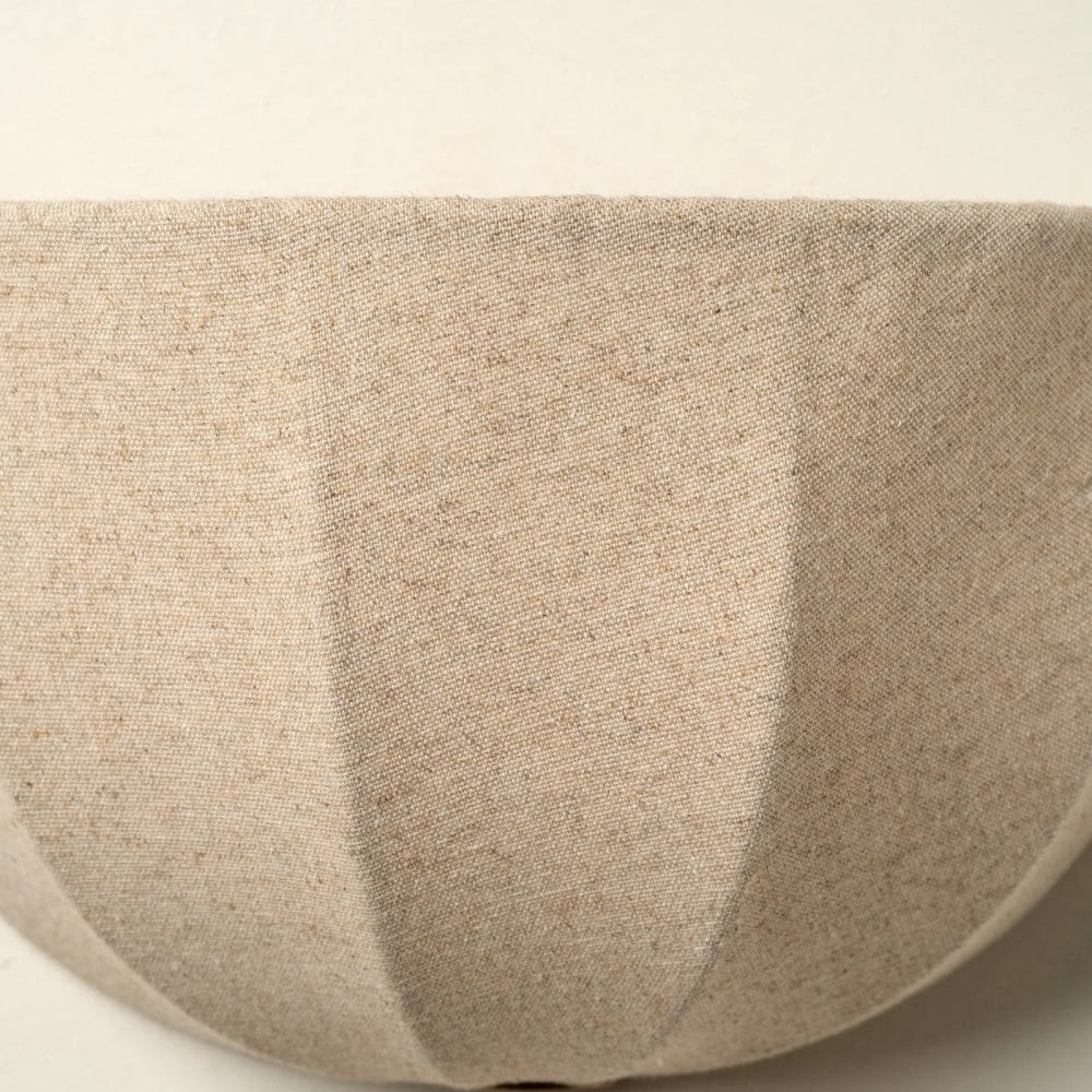 Loomis Elegant Linen Wall Sconce - Art Deco Inspired Wall Light for Living Room Bedroom K2212
