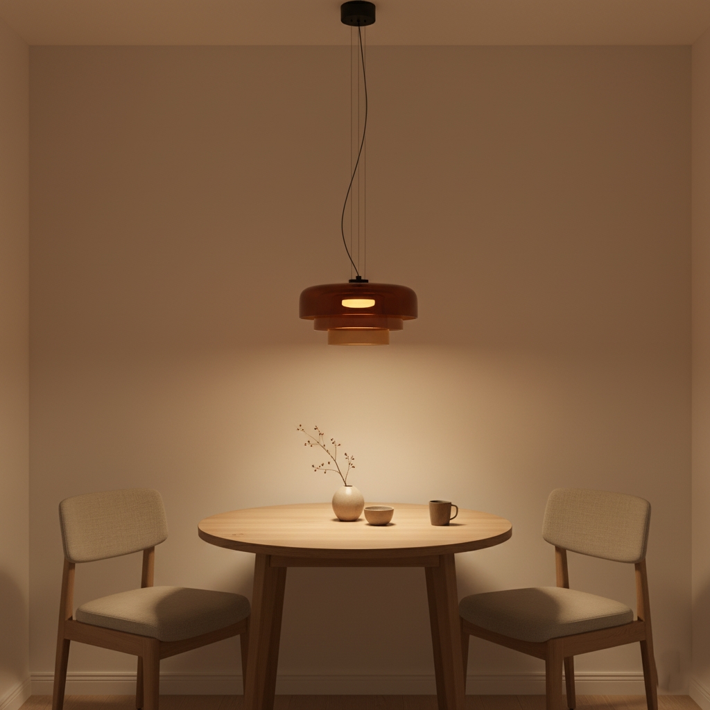 Nordic Celestial Glass Pendant Light D908