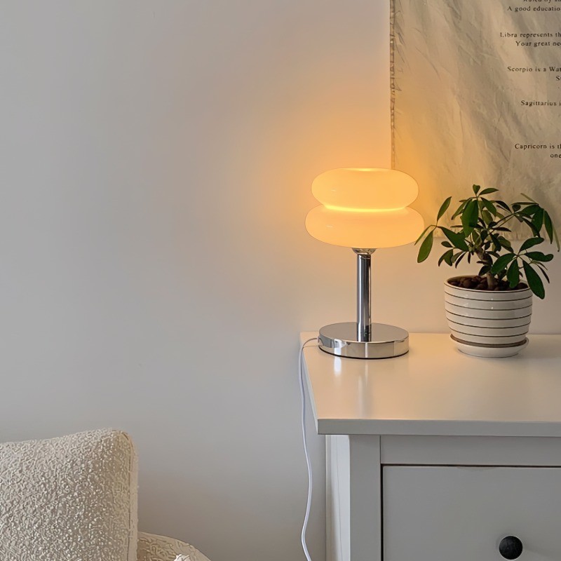 Bauhaus Macaron Stained Glass Table Lamp K03
